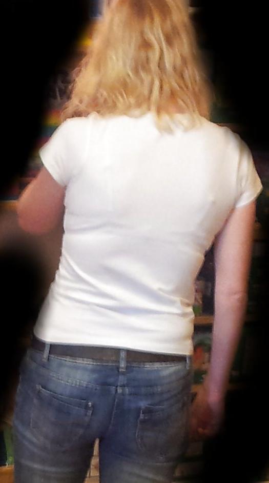 19P Nice girl boobs, geile Frau, Titten, bra, voyeur