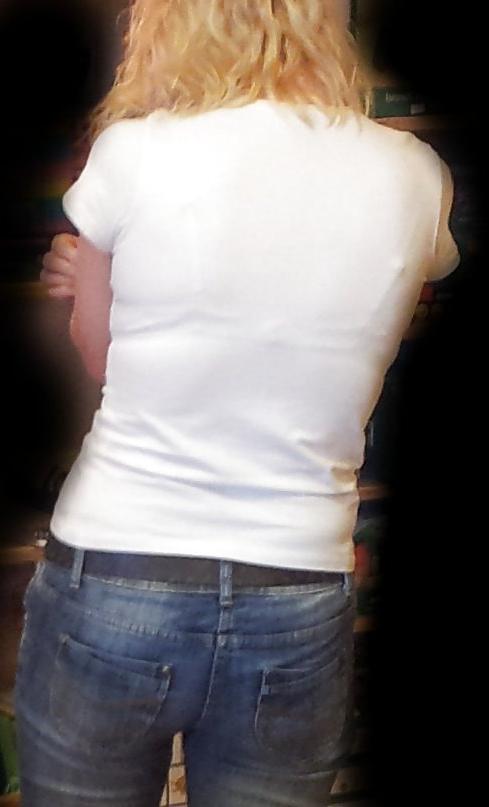 19P Nice girl boobs, geile Frau, Titten, bra, voyeur