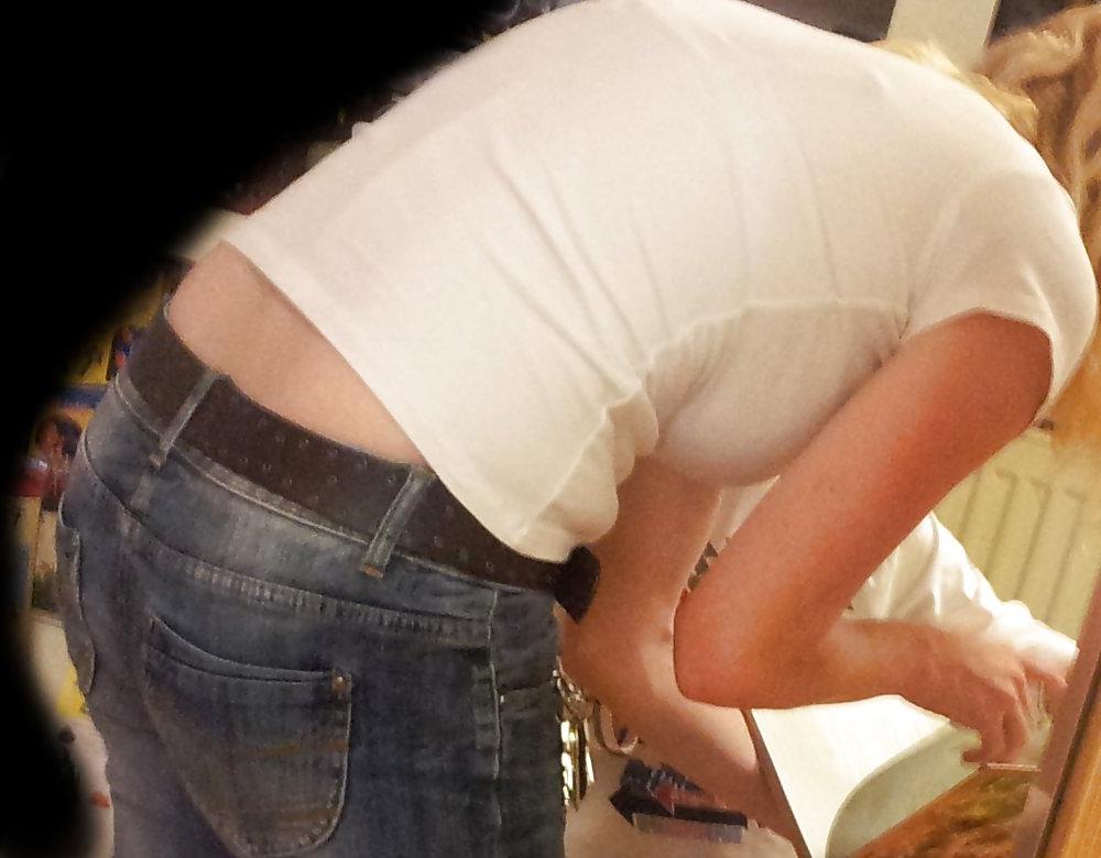 19P Nice girl boobs, geile Frau, Titten, bra, voyeur