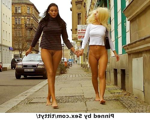18P Bottomless Babes in Public Nude Naked