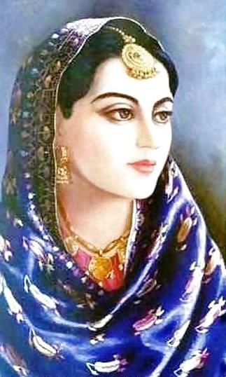 14P Indian Paintings: Punjabi Women 