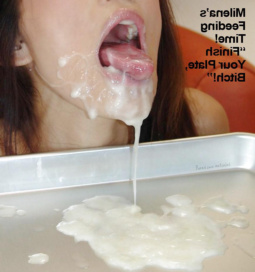 25P Milena's Story 01: Addicted to Sperm and Sex
