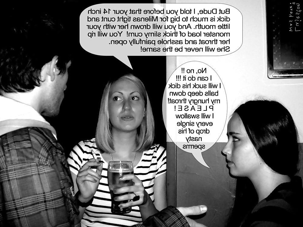 25P Milena's Story 01: Addicted to Sperm and Sex