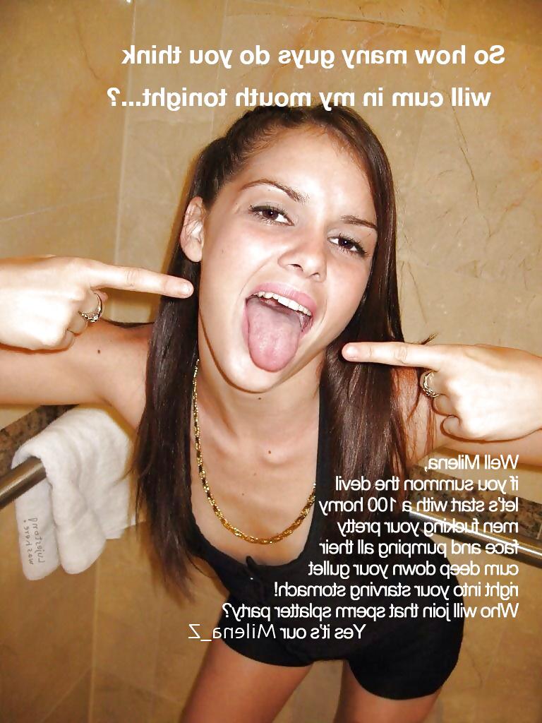25P Milena's Story 01: Addicted to Sperm and Sex