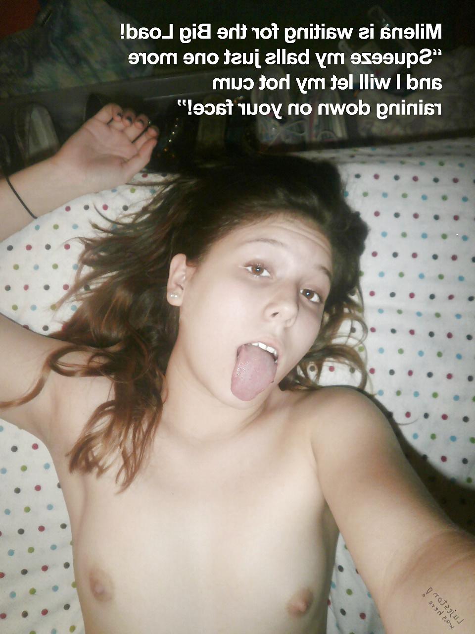 25P Milena's Story 01: Addicted to Sperm and Sex