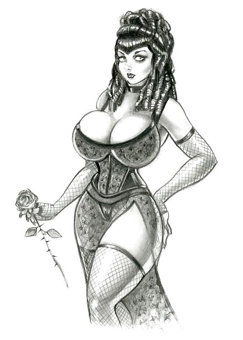 25P Massive Tits Artwork - the B&Ws #1