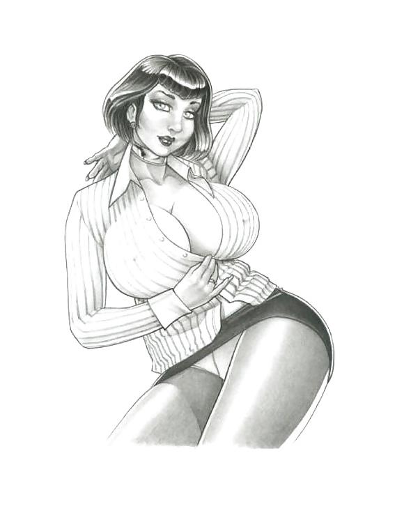 25P Massive Tits Artwork - the B&Ws #1