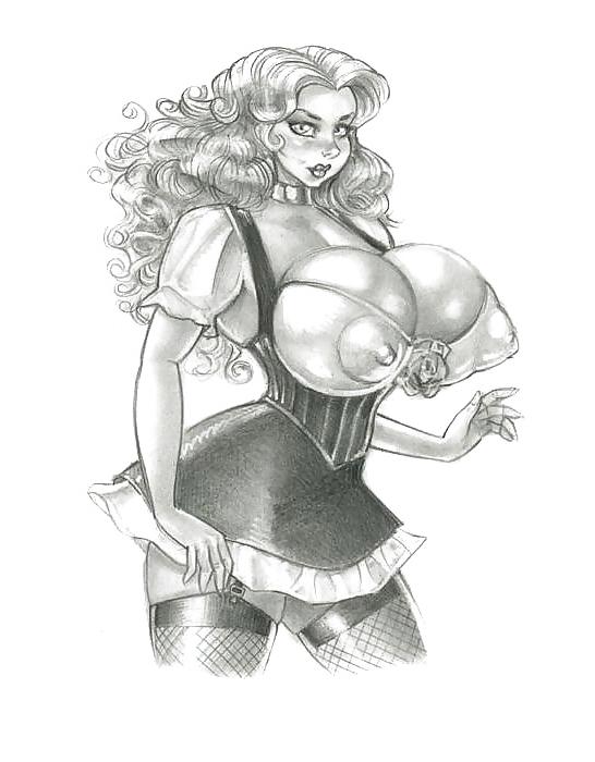 25P Massive Tits Artwork - the B&Ws #1