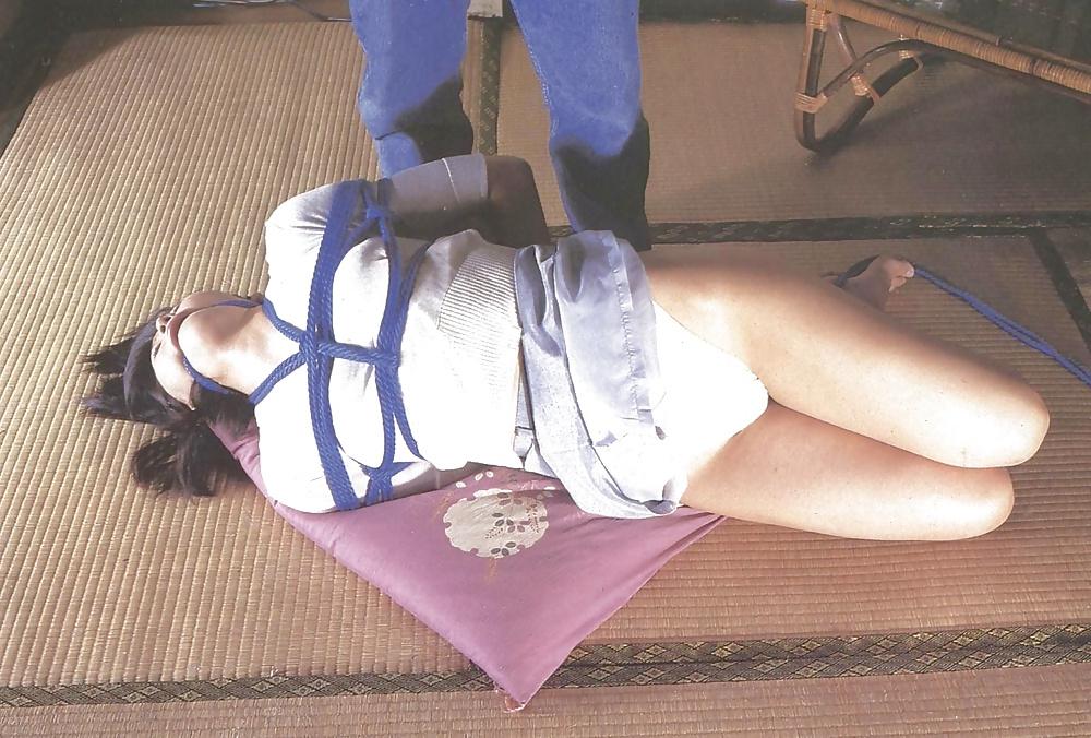 25P Babes in white panties all tied up.3