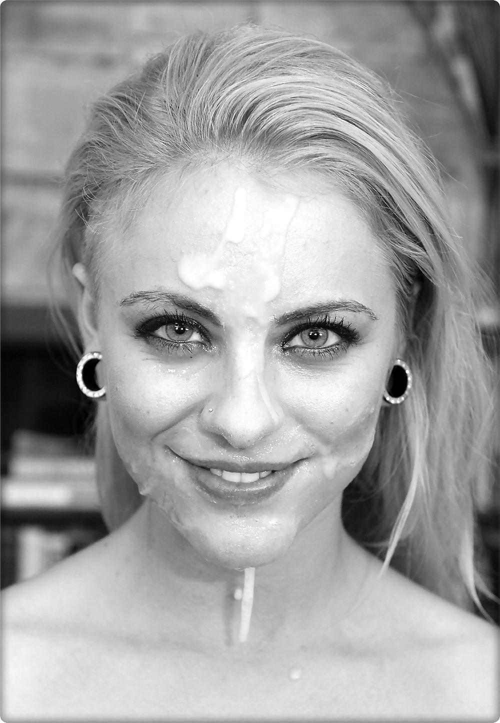 25P Milf Blowjobs in Black & White