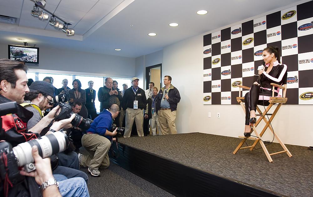 9P Kim Kardashian American GT 350 Press Conference in Las Vegas