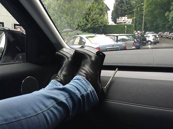 25P Cute slut everyday life in boots & high heels and miniskirts