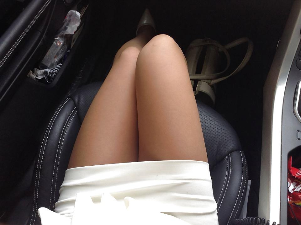 25P Cute slut everyday life in boots & high heels and miniskirts