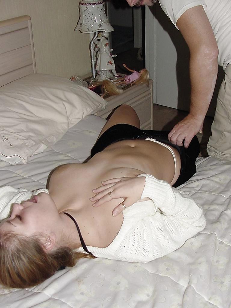 25P Babes in white panties trouble.3