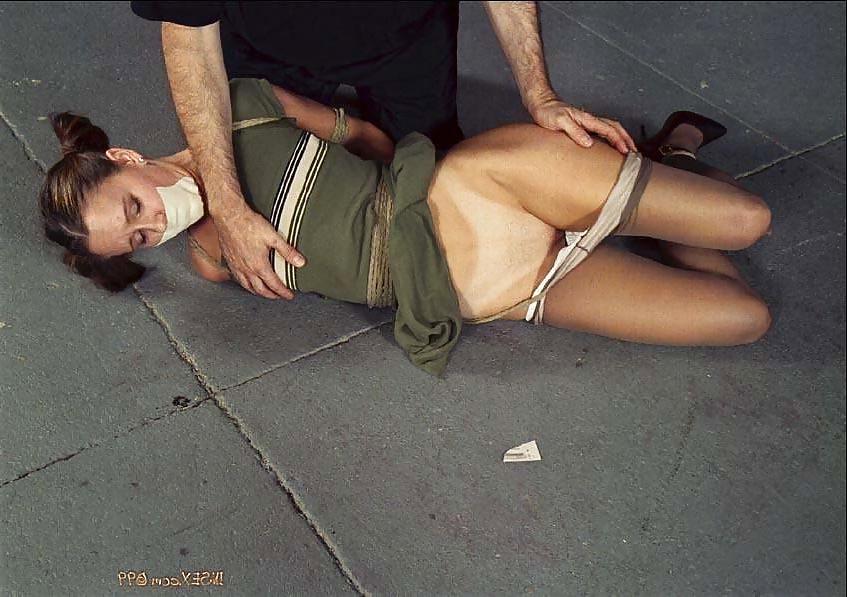 25P Babes in pantyhose all tied up 4.