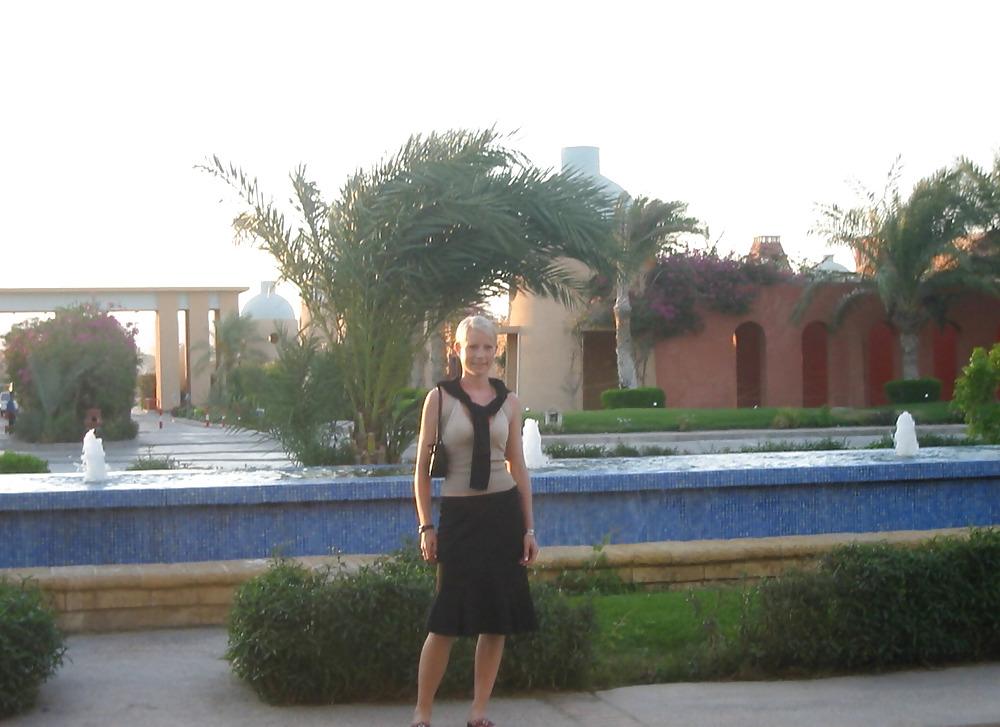 21P Hot blond german in holiday