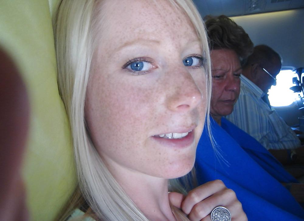 21P Hot blond german in holiday