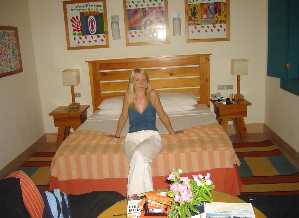 21P Hot blond german in holiday