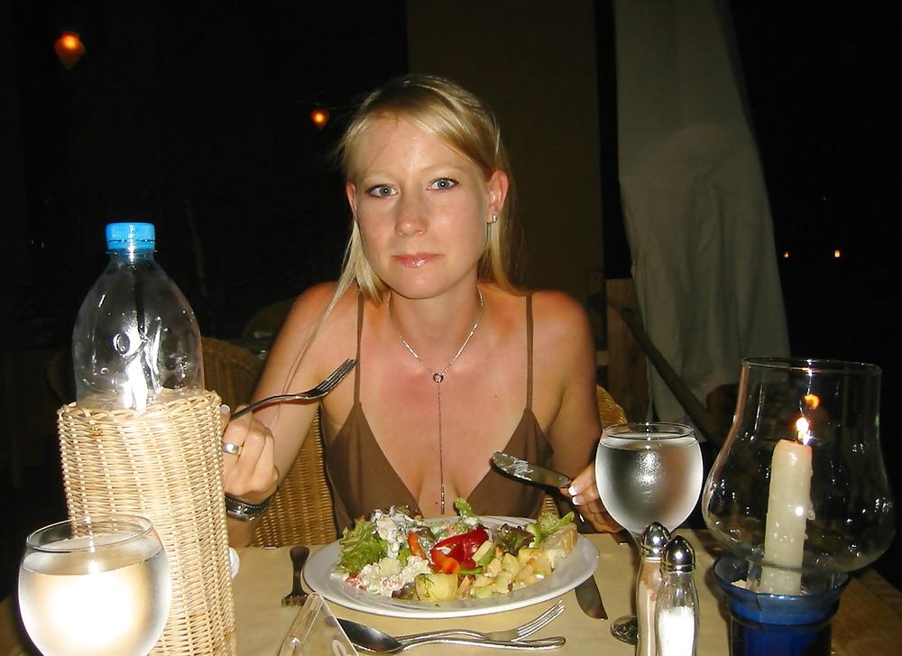 21P Hot blond german in holiday