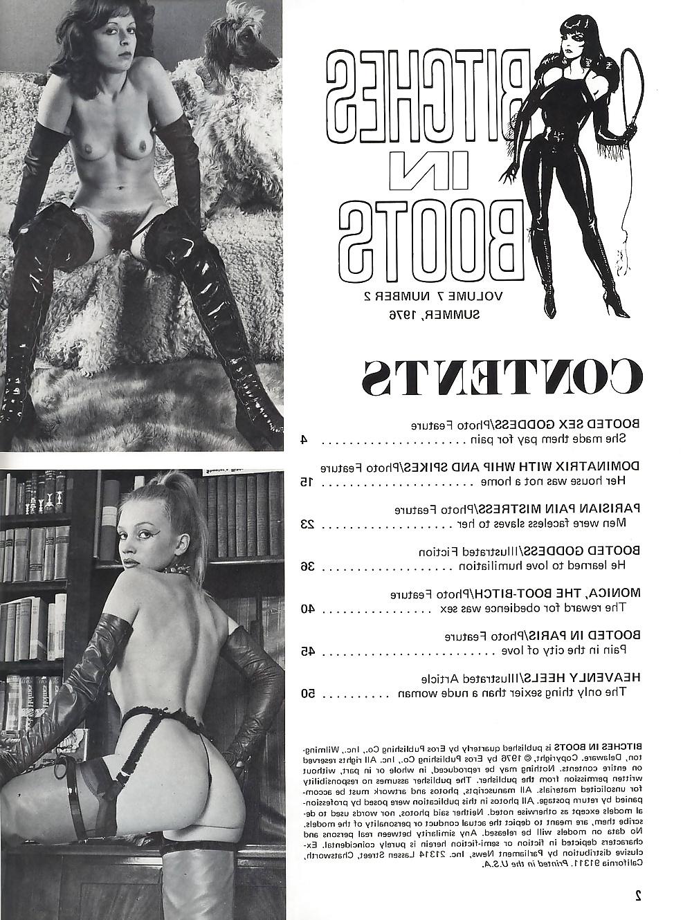 25P Bitches In Boots Retro magazine