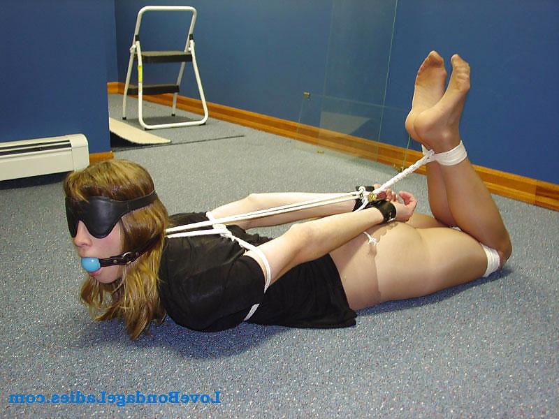 25P Babes in pantyhose all tied up 2.