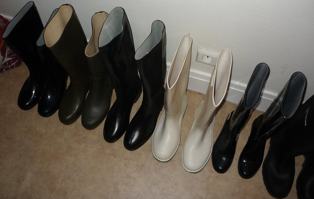 6P My rubber pvc boots collection
