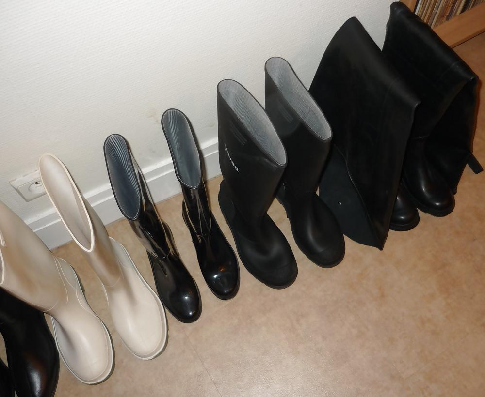 6P My rubber pvc boots collection