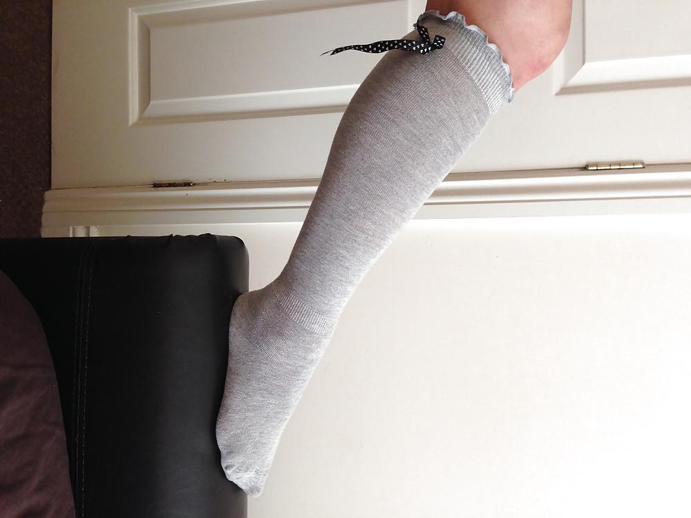 8P Worn tights, stockings, pantyhose, socks for sale