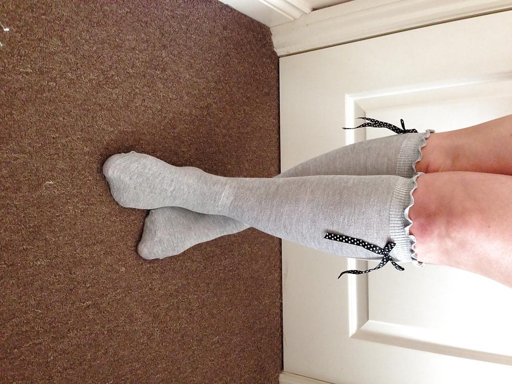 8P Worn tights, stockings, pantyhose, socks for sale