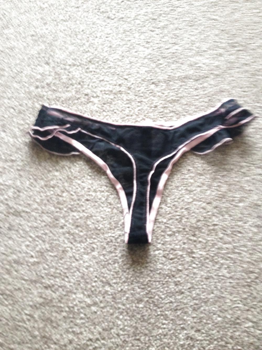 24P My UK Indian wife's worn thongs