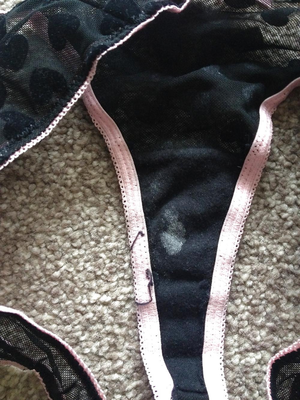24P My UK Indian wife's worn thongs