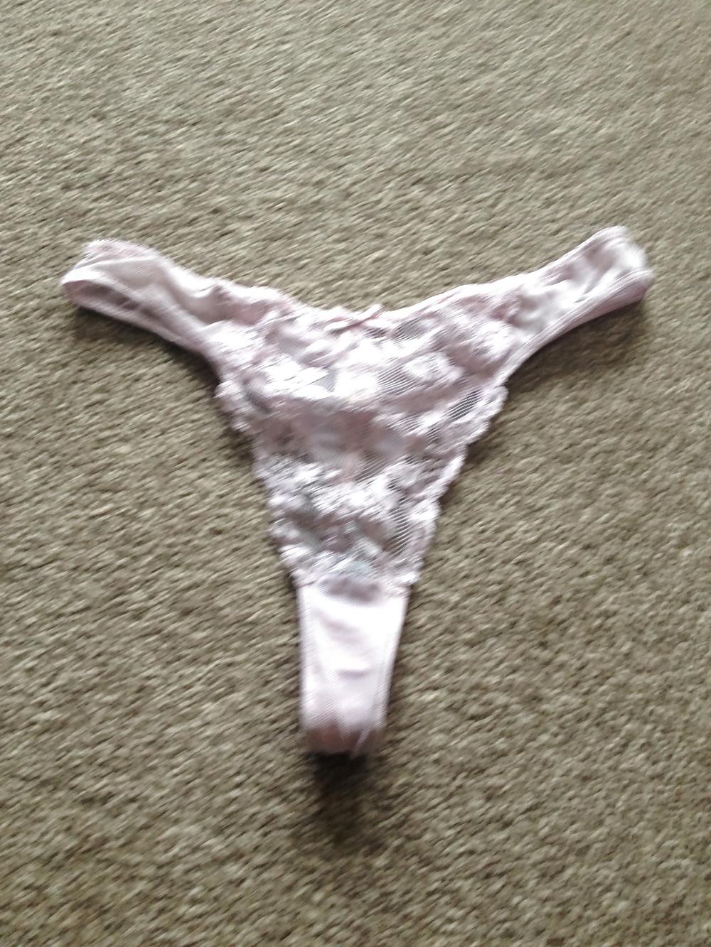 24P My UK Indian wife's worn thongs
