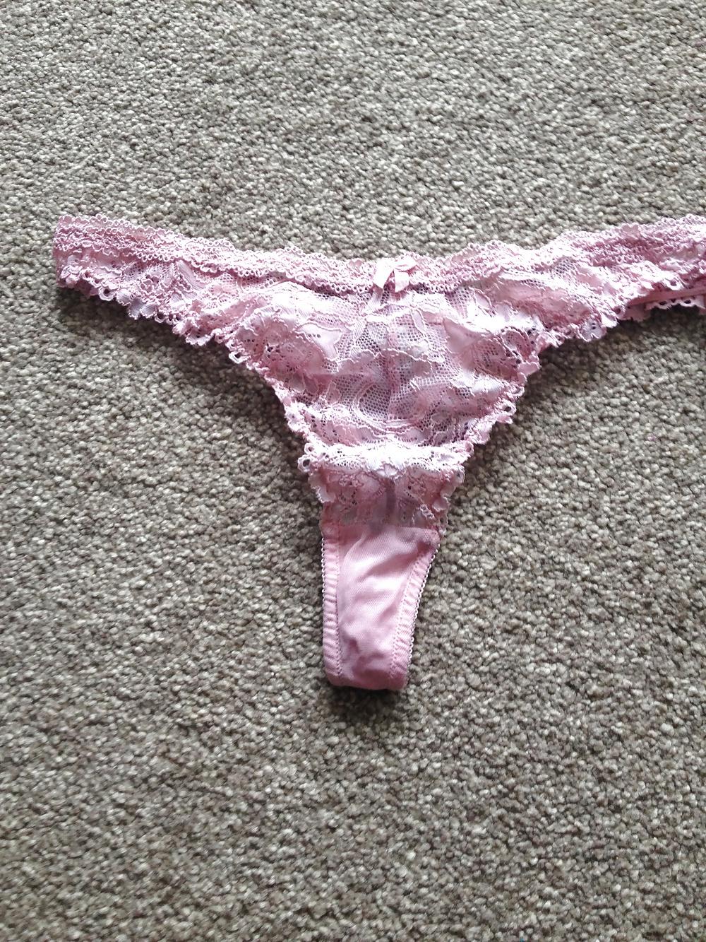 24P My UK Indian wife's worn thongs