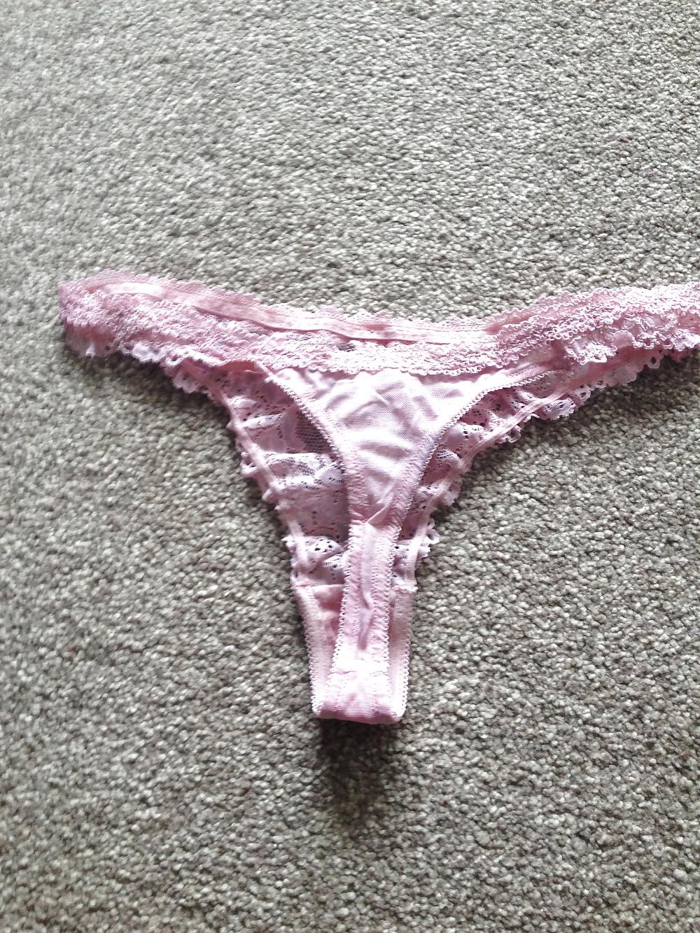 24P My UK Indian wife's worn thongs