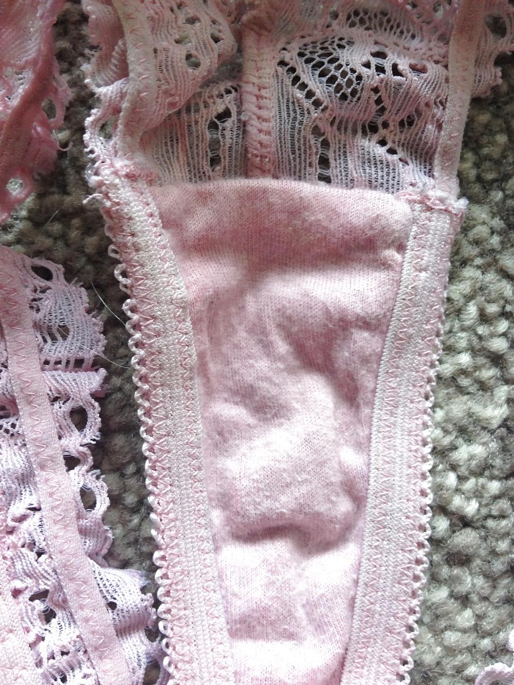 24P My UK Indian wife's worn thongs