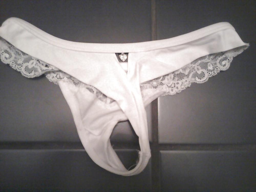 24P My UK Indian wife's worn thongs