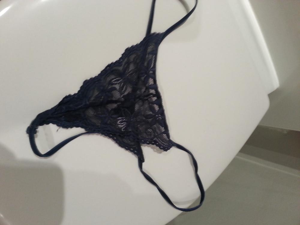 24P My UK Indian wife's worn thongs