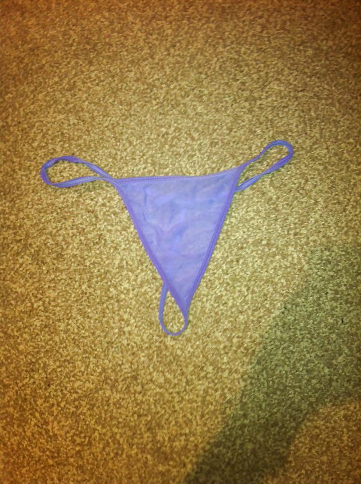 24P My UK Indian wife's worn thongs