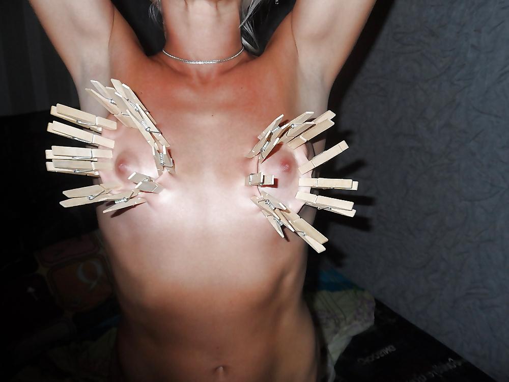 25P Torture tits of my slave