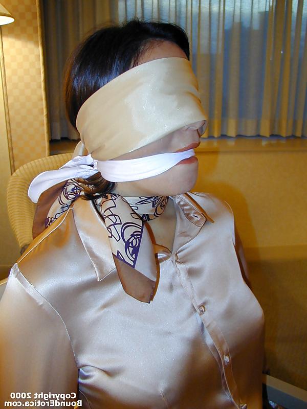 25P Silk scarf bondage and more