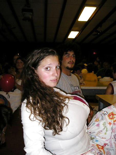 10P American Girl With Massive Boobs
