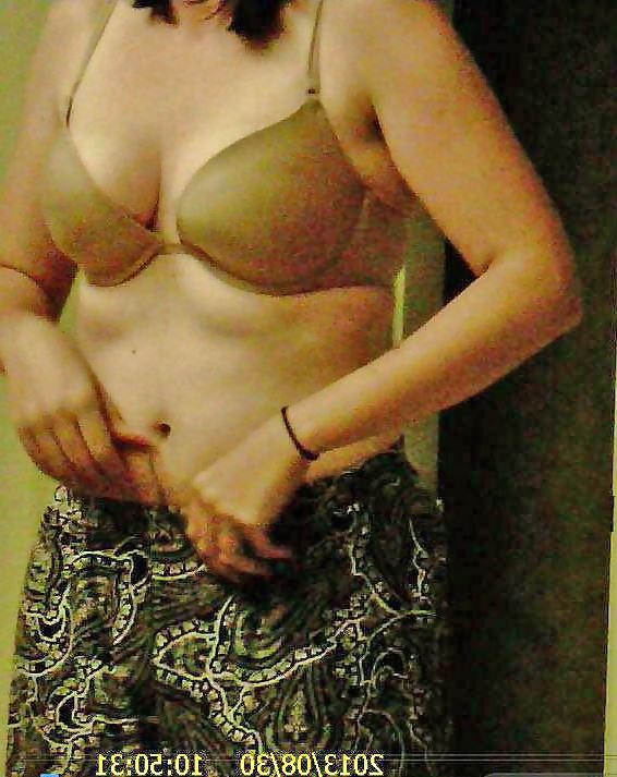 15P Brunette Wife Caught Getting Into Shower