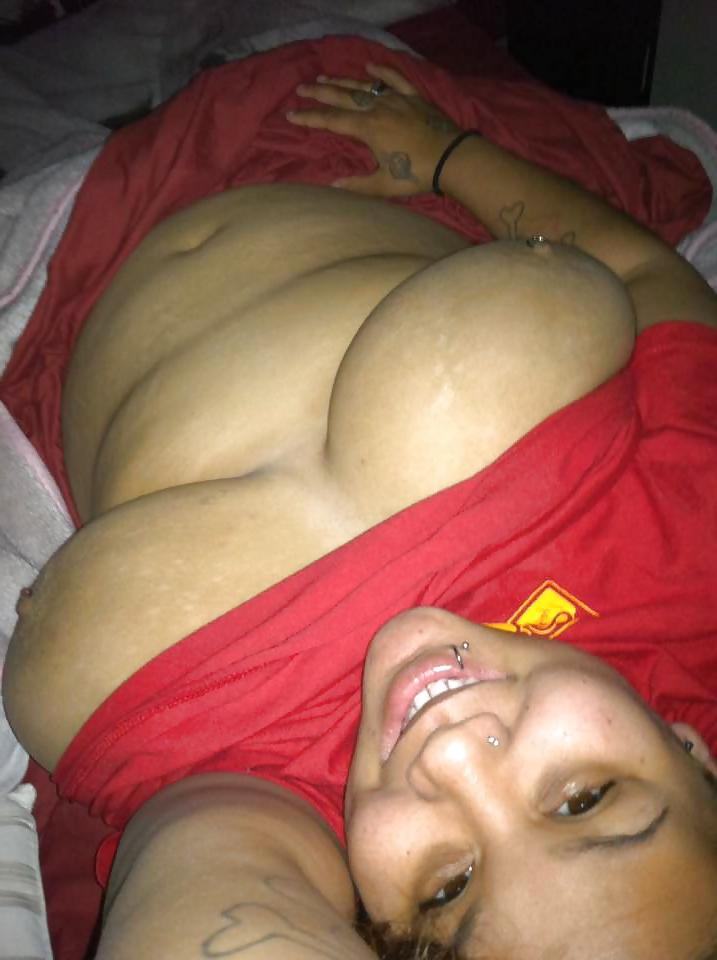 19P Big boob California girl with nipples piercings