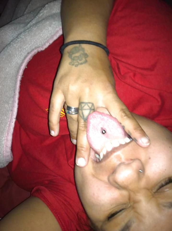 19P Big boob California girl with nipples piercings