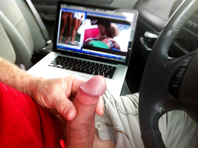 7P Masturbating in the Mall Parking Lot
