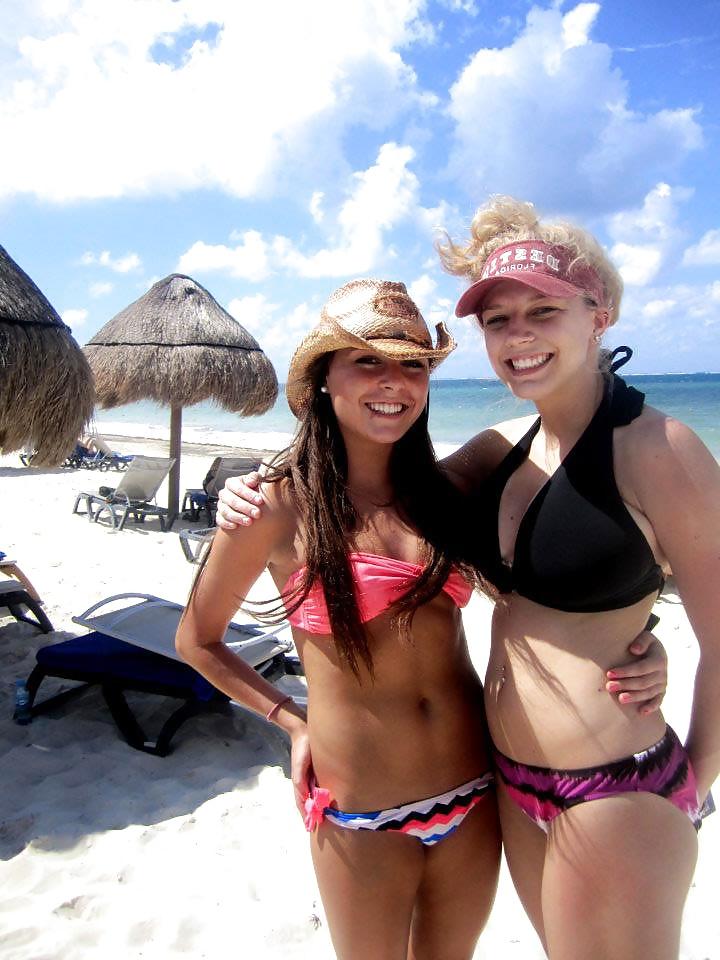 25P Facebook teen babes 10 bikini beach party