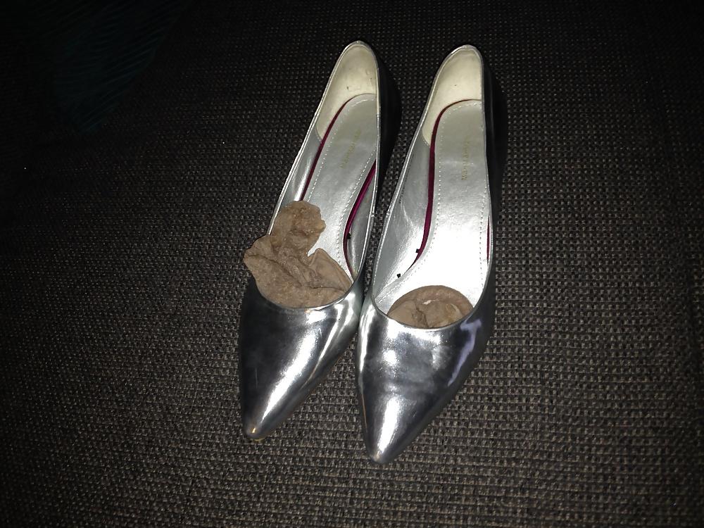 4P Gf worn heels and nylon socks