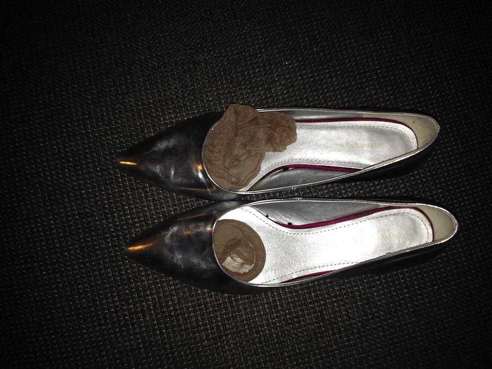 4P Gf worn heels and nylon socks