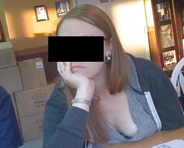 4P Wife's friend downblouse