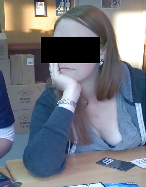 4P Wife's friend downblouse
